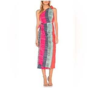 Mara Hoffman Bette One Shoulder Midi Dress - Small